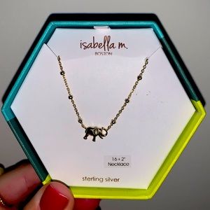 BRAND NEW Isabella M Boston elephant necklace